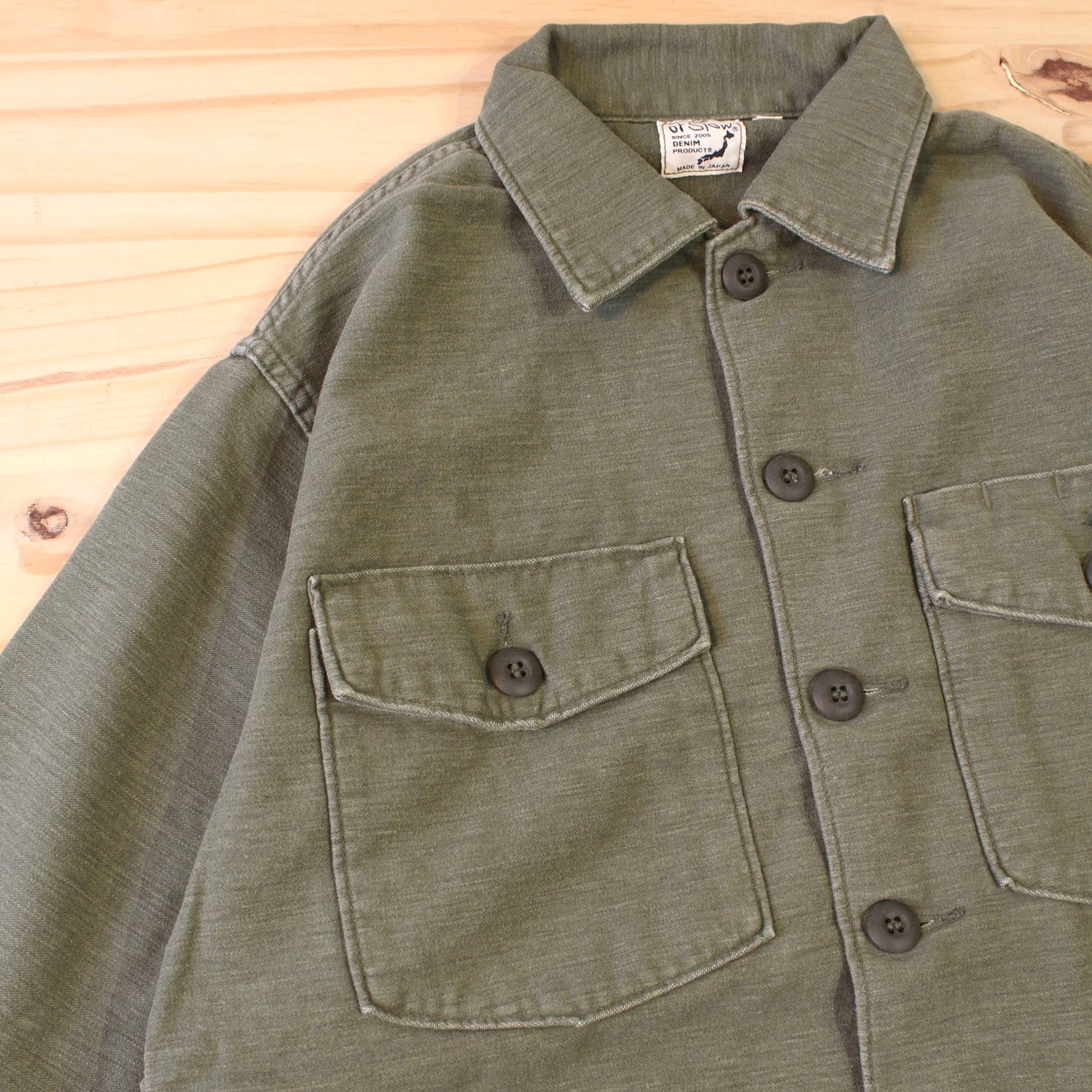OrSlow -
4 POCKETS U.S ARMY FATIGUE SHIRT(STONE WASH)