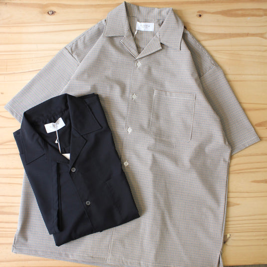 FLISTFIA -
OPEN COLLAR S/S SHIRTS