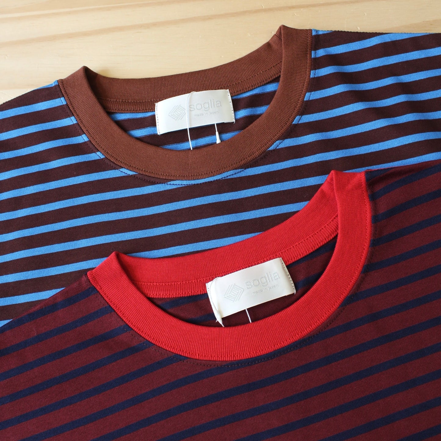 SOGLIA -
OPEN END BORDER S/S TEE