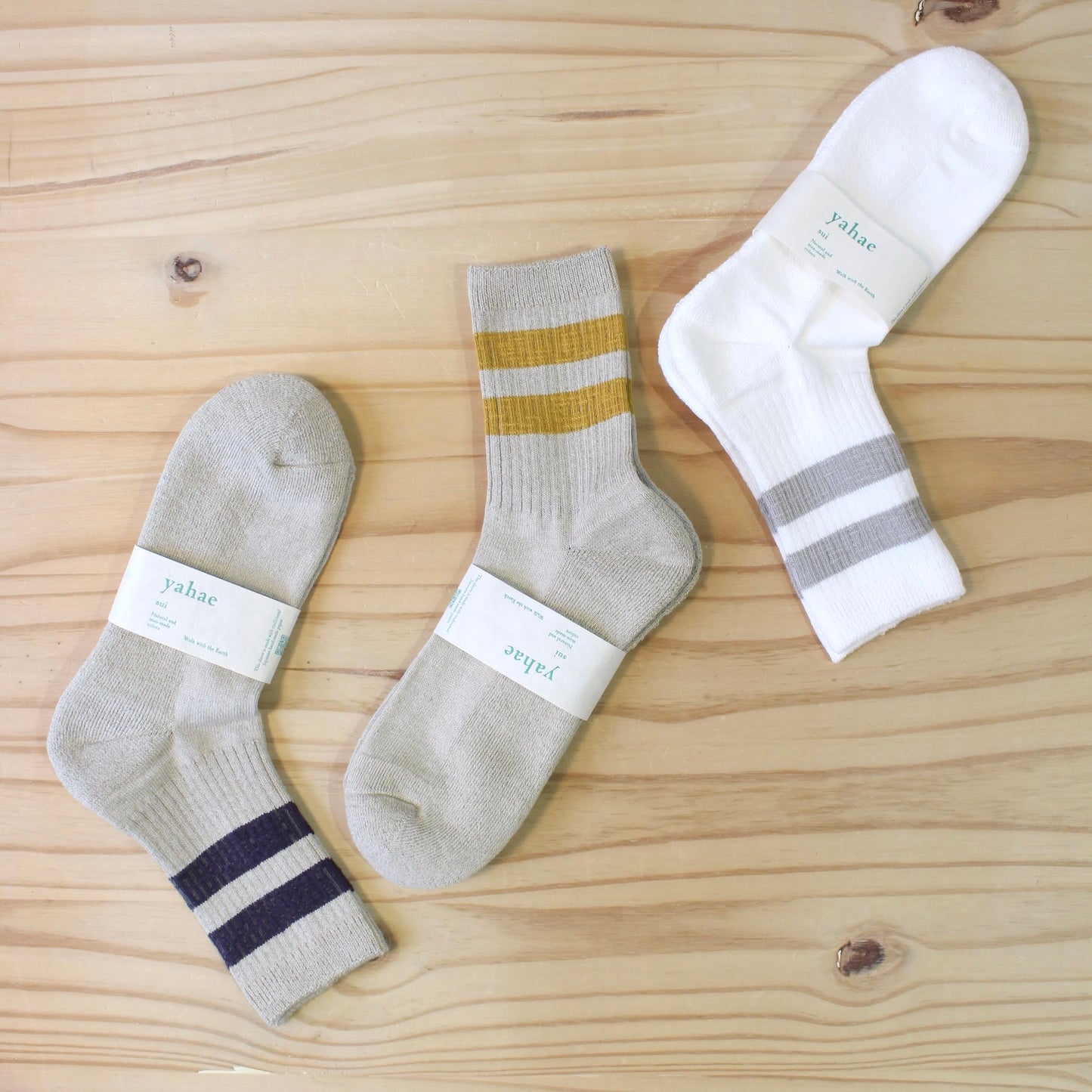 Yahae -
ORGANIC COTTON LINEN PILE SOLD LINE SOCKS