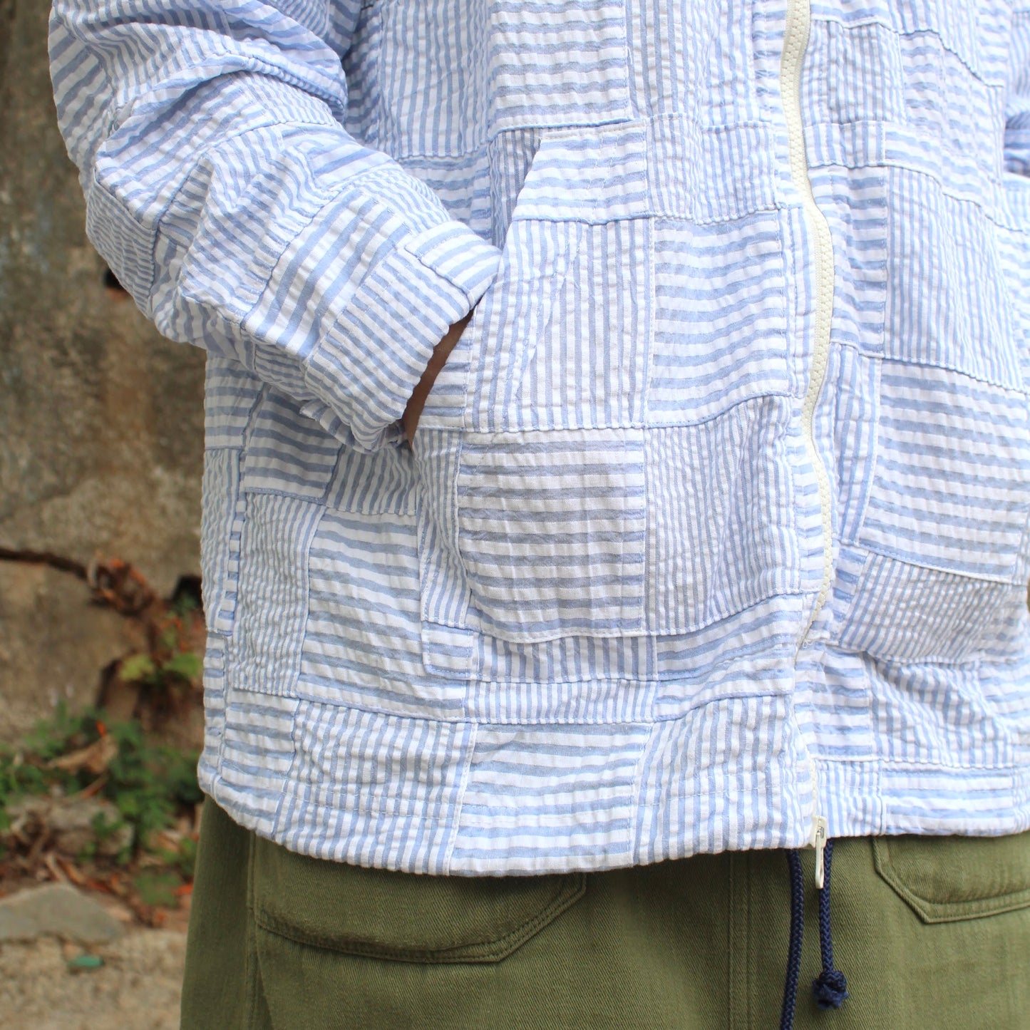 Arvor Maree -
SHEER SUCKERS ZIP UP PARKA