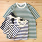 BRING -
DRYCOTTONY HEAVYWEIGHT STRIPES TEE