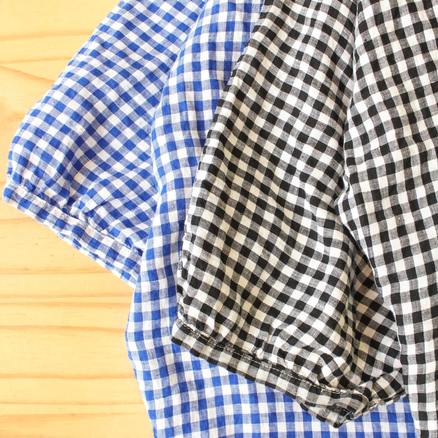 Brocante - 
Check Linen Grand Shirt