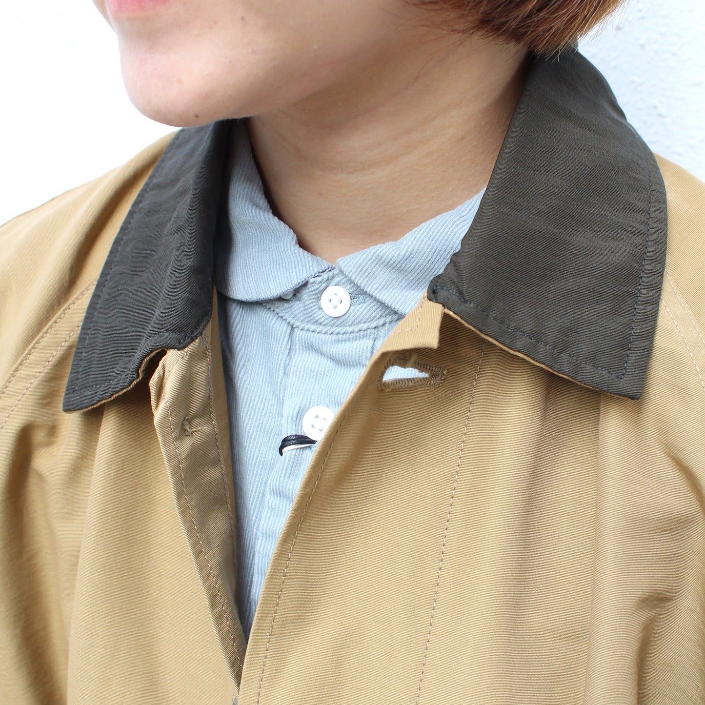 D.M.G -COTTON NYLON CITY COAT (跣水功能)