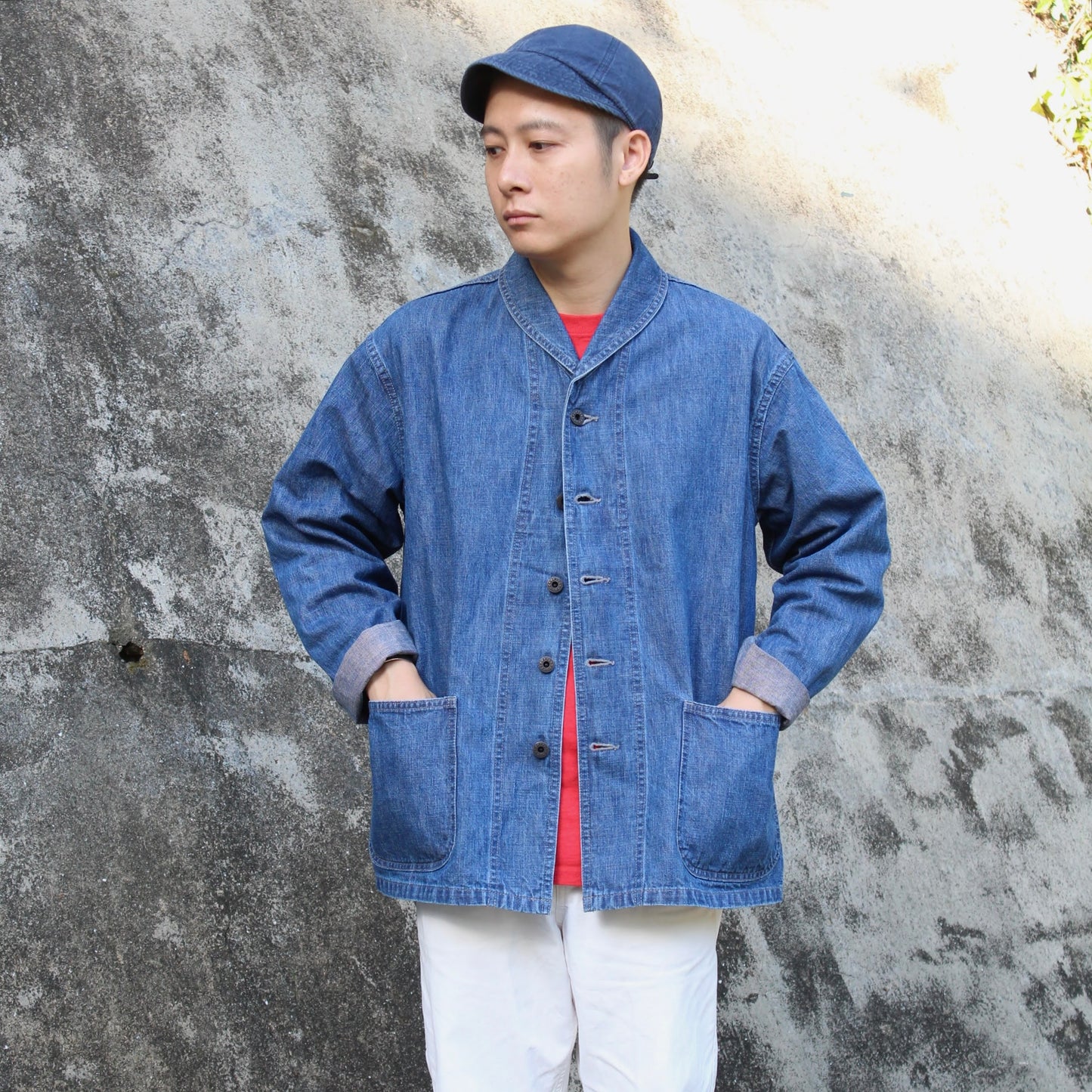 ORDINARY FITS -
10OZ DENIM USN COVERALL
(USED WASH)