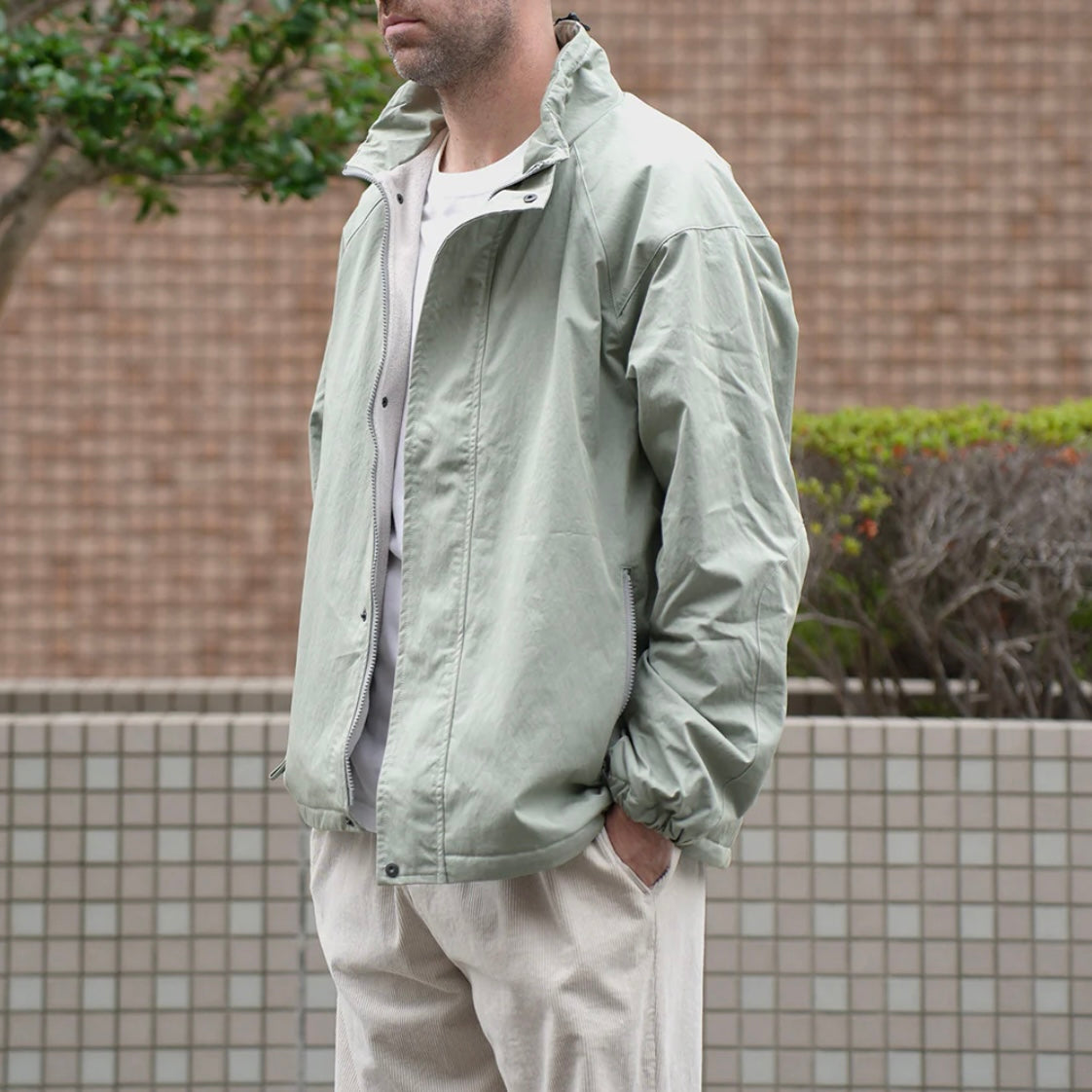 MANUAL ALPHABET -
COTTON NYLON MILITARY JACKET