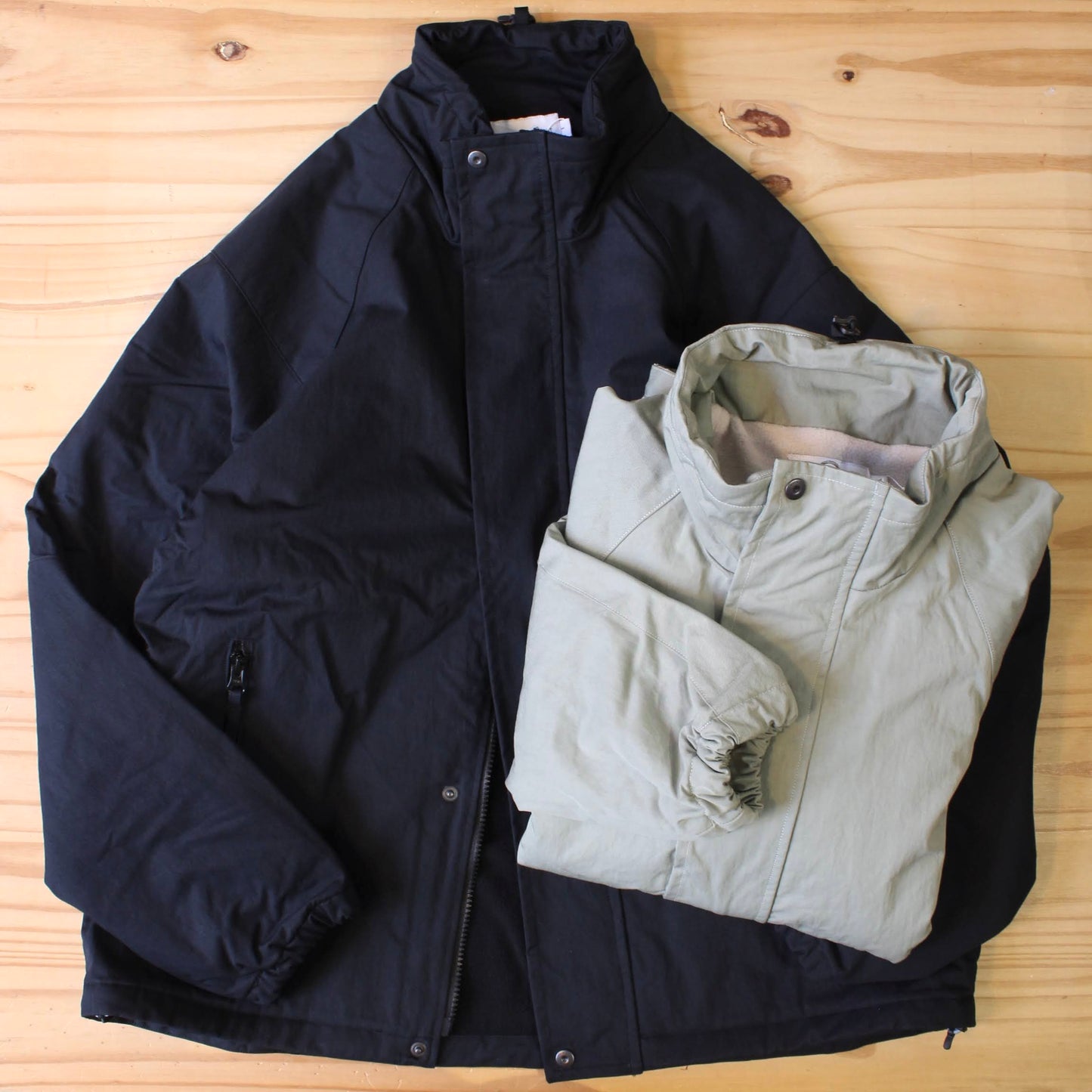 MANUAL ALPHABET -
COTTON NYLON MILITARY JACKET