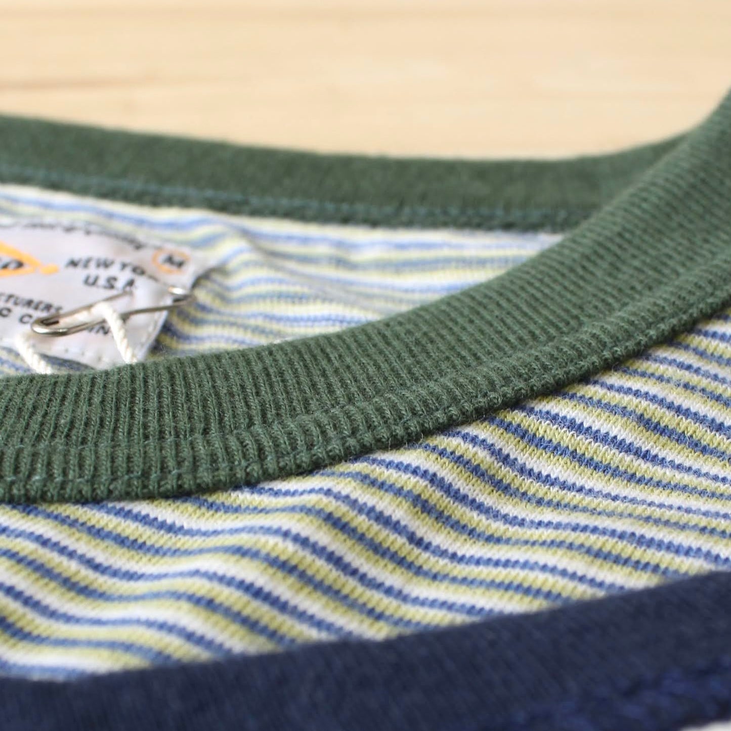 FELCO -
S/S BOYISH STRIPE RINGER POCKET TEE