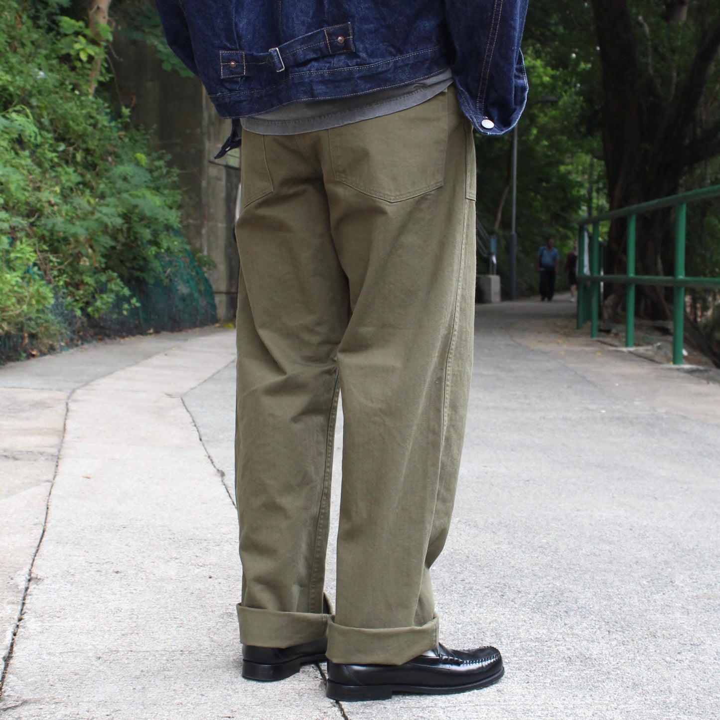 OrSlow - HERRINGBONE(人字紋) VINTAGE FIT FATIGUE PANTS