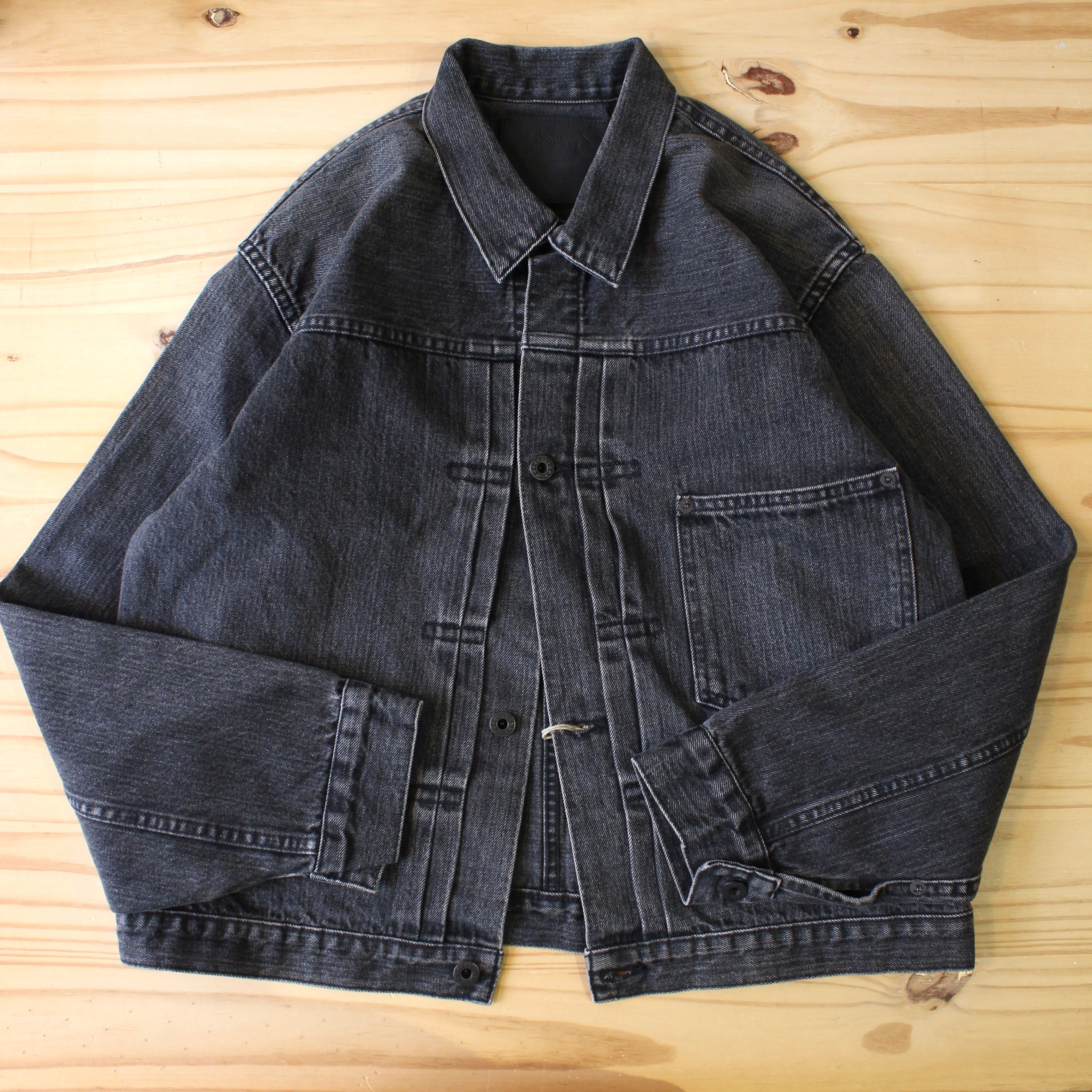OrSlow - WWII TYPE1 BLACK DENIM JACKET(STONE WASH BLACK) – WHERE.