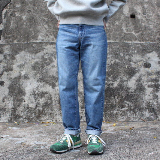 SPELLBOUND -
12OZ SELVEDGE STRAIGHT DENIM ZIP(拉鍊) - USED WASH
