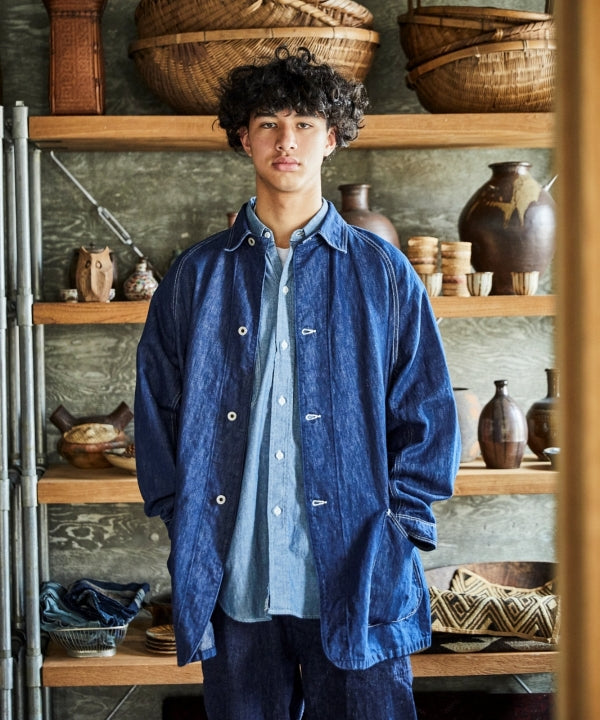 OrSlow -
40’S WWII DENIM COVERALL
LOOSE FIT