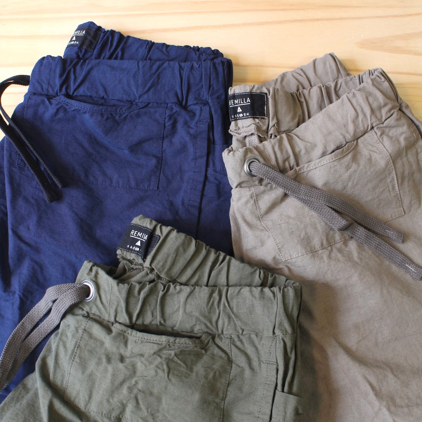 REMILLA -
COTTON LINEN HIDA LAZY EASY PANTS