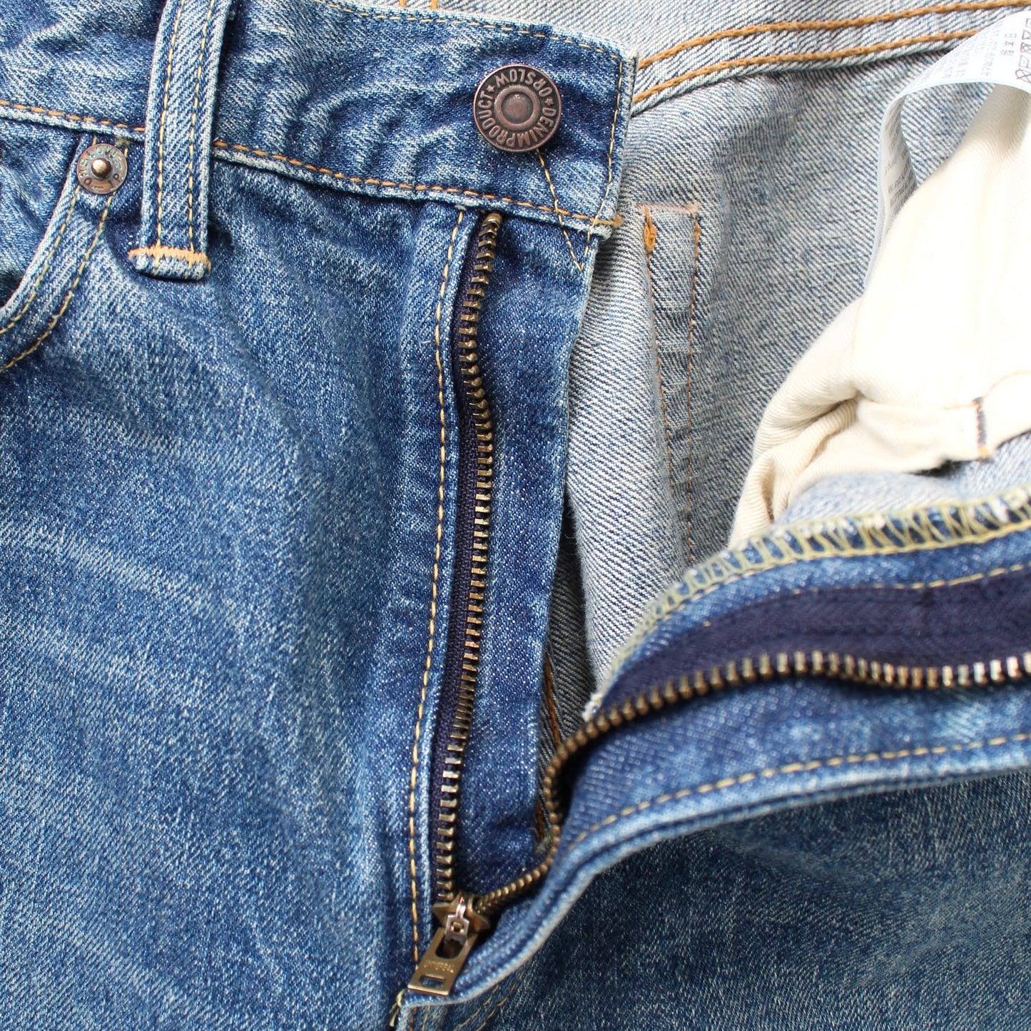 OrSlow - 
107 IVY FIT 13.7OZ DENIM SHORT LENGTH
(2YEAR WASH)