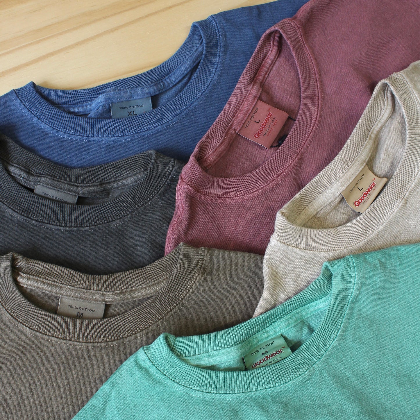 GOODWEAR (日版) - 
7.2OZ S/S POCKET TEE
(PIGMENT DYE)