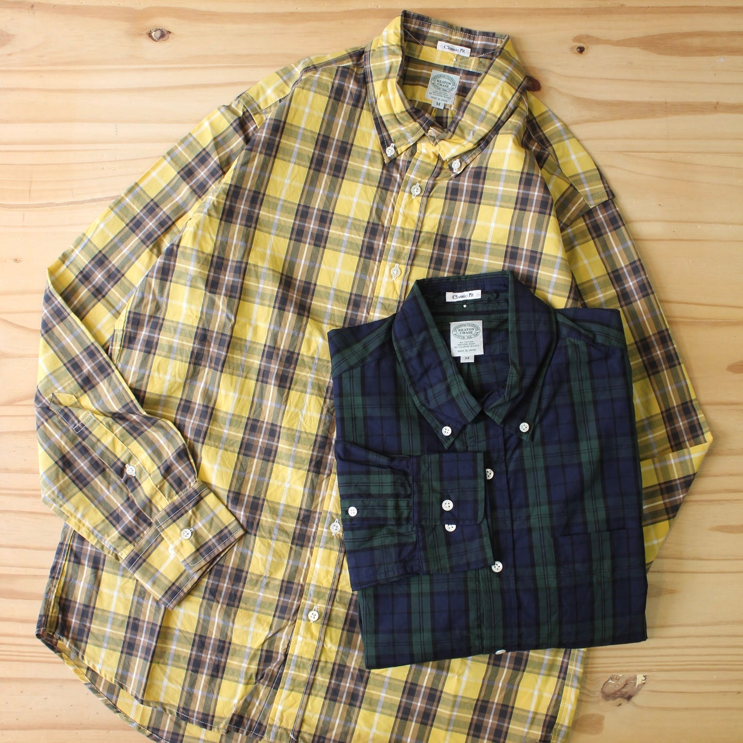 KEATON CHASE - 
CLASSIC FIT BD CHECK SHIRT