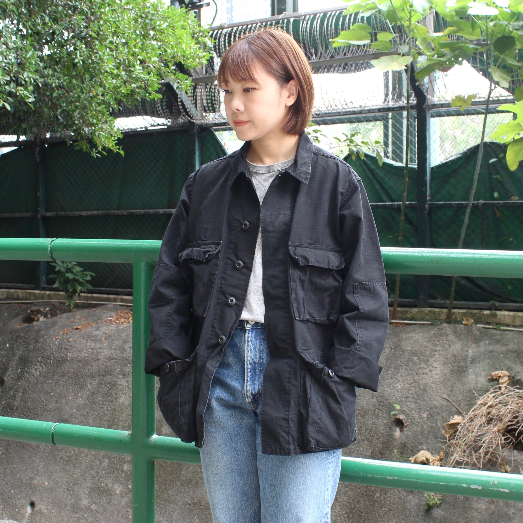 OrSlow -B.D.U JACKET (STONE BLACK) – WHERE.