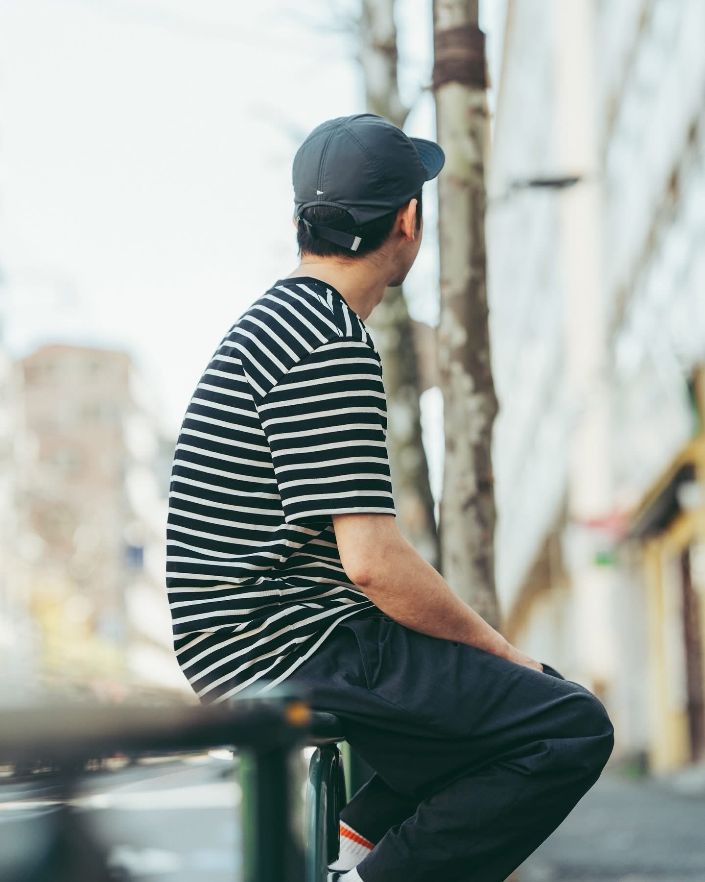 BRING -
DRYCOTTONY HEAVYWEIGHT STRIPES TEE