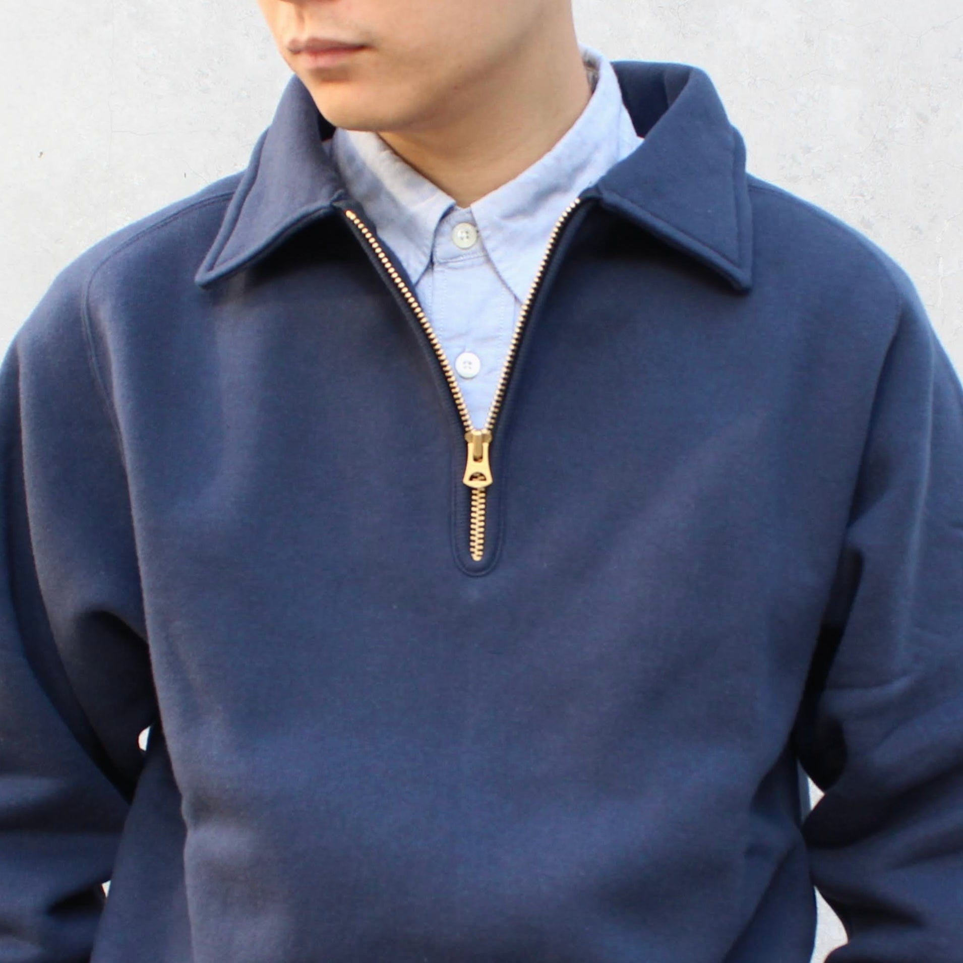RIDING HIGH TOKYO - AZUMA TUBE FLEECE HALFZIP SWEAT – WHERE.