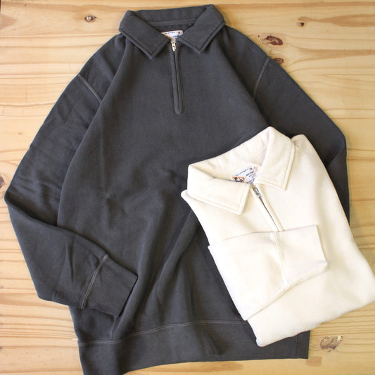 FELCO - 10OZ FRENCH TERRY L/S HALF ZIP COLLAR SWEAT