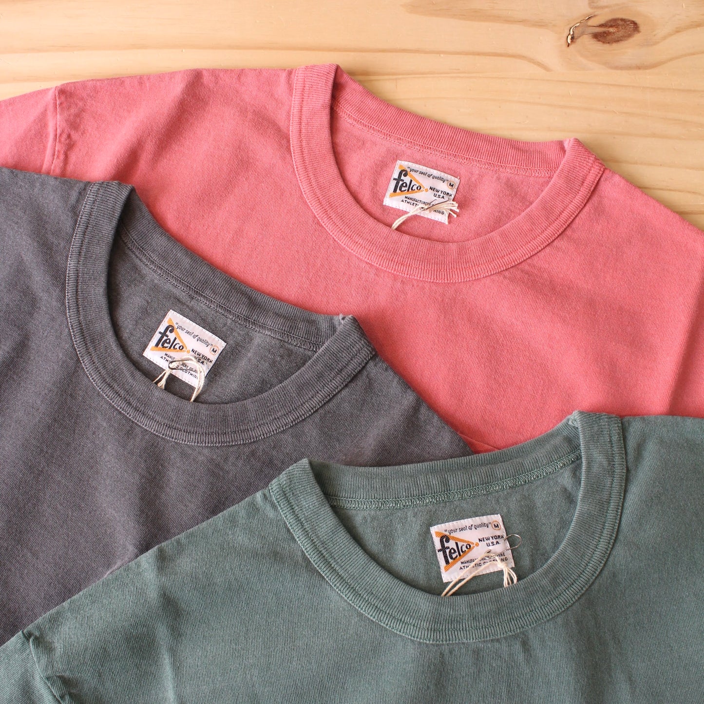 FELCO - 
S/S 7oz BINDER CREW NECK POCKET TEE