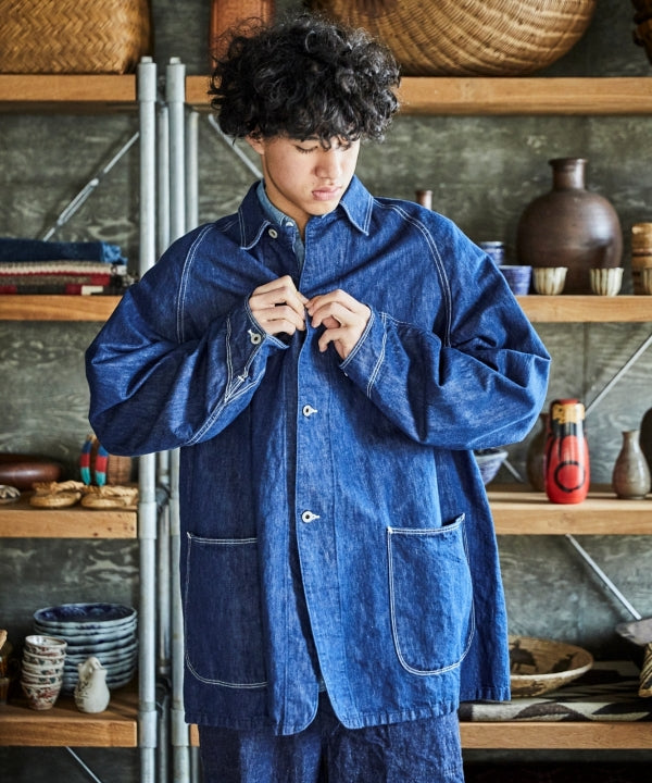 OrSlow -
40’S WWII DENIM COVERALL
LOOSE FIT