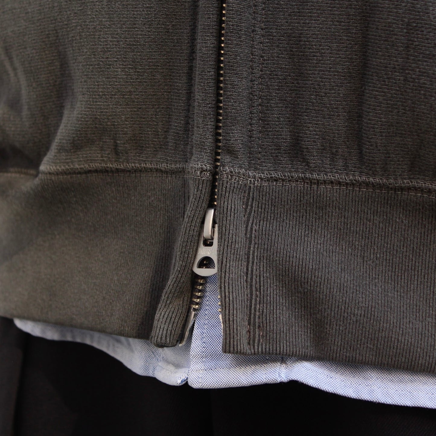 FELCO -
16OZ HEAVY WEIGHT TERRY ZIP BASEBALL NECK SWEATSHIRT