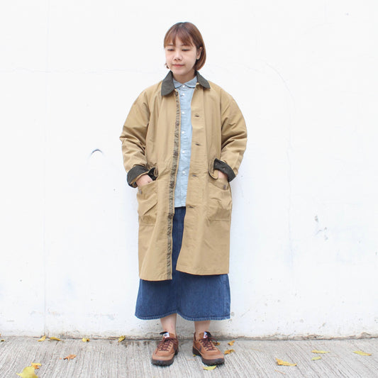 D.M.G -COTTON NYLON CITY COAT (跣水功能)