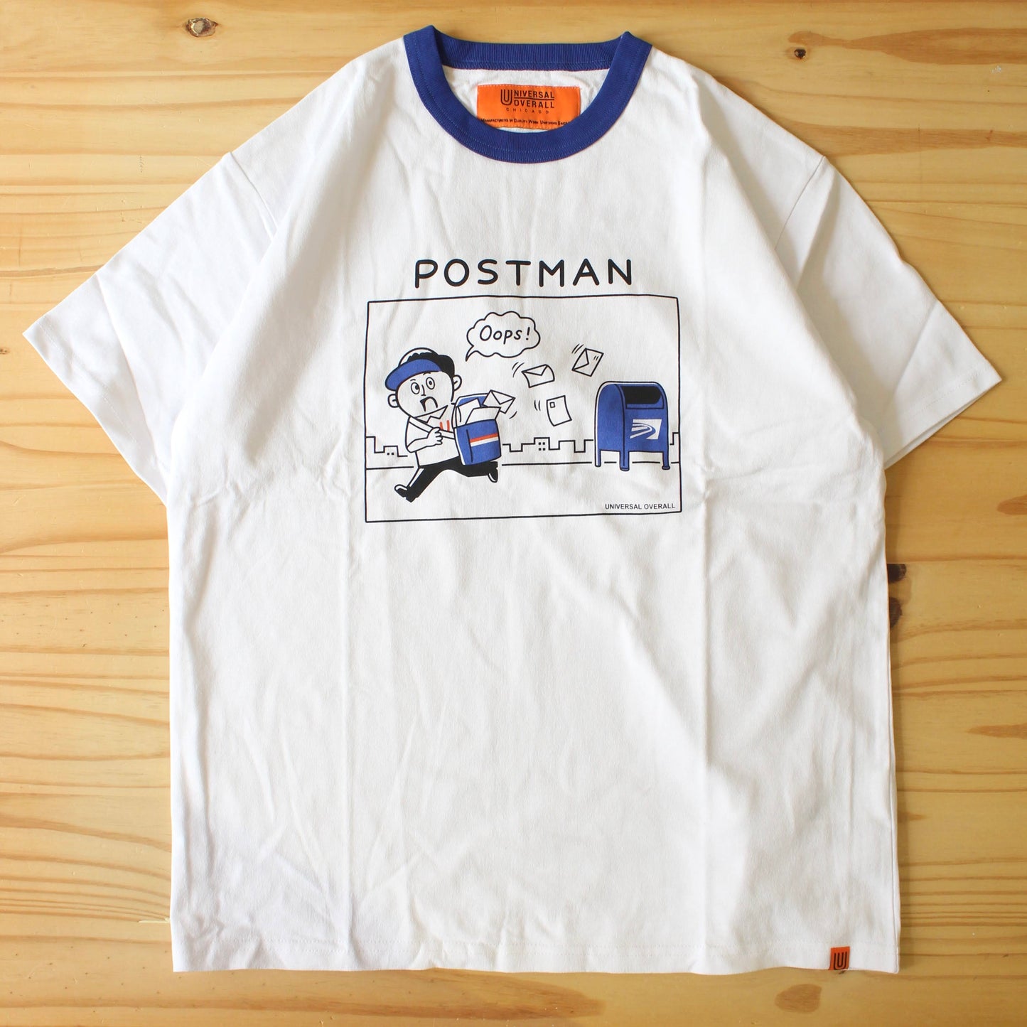 UNIVERSAL OVERALL 日版 - 
WINDY JR. POSTMAN RINGER TEE