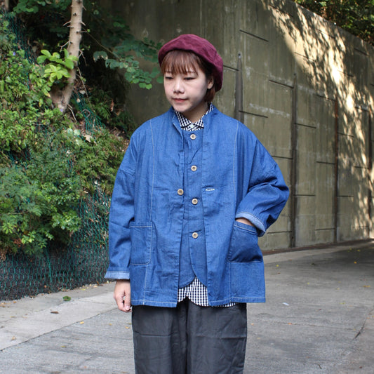 NARU FACTORY -
8OZ DENIM COVERALL SHIRT
