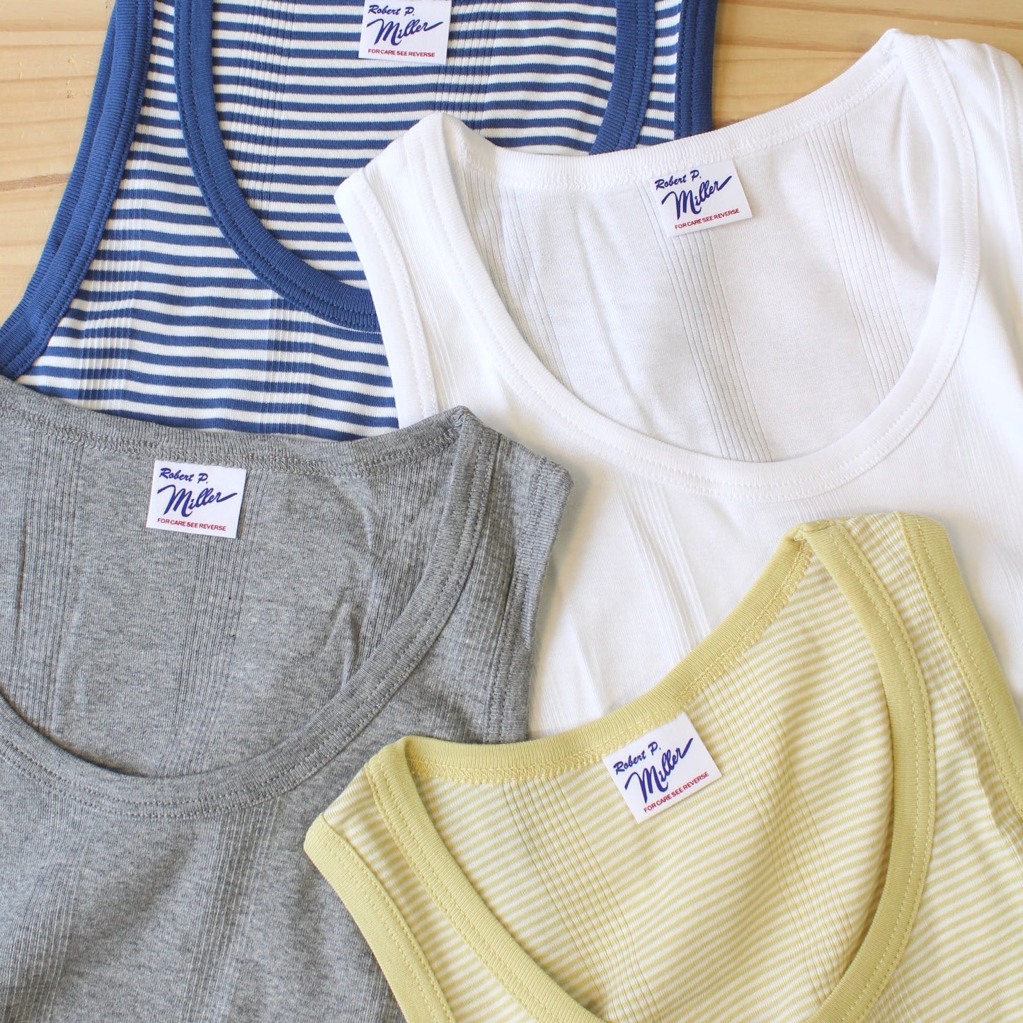 ROBERT P. MILLER - 
PANEL-RIB CASUAL FIT TANK TOP