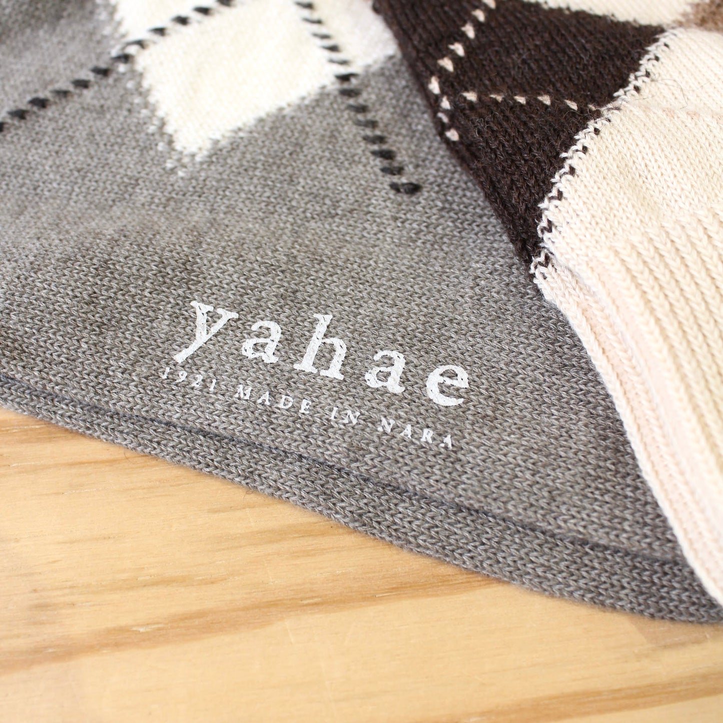 yahae -
ORGANIC COTTON ALPACA YAK ARGYLE SOCKS