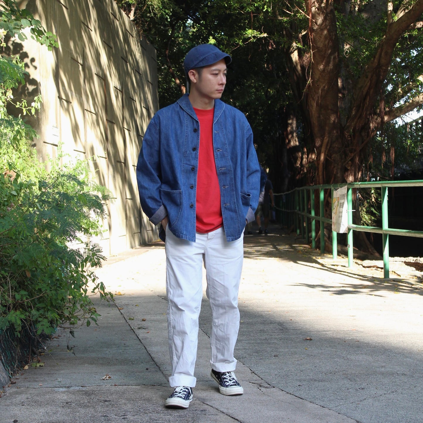 ORDINARY FITS -
10OZ DENIM USN COVERALL
(USED WASH)