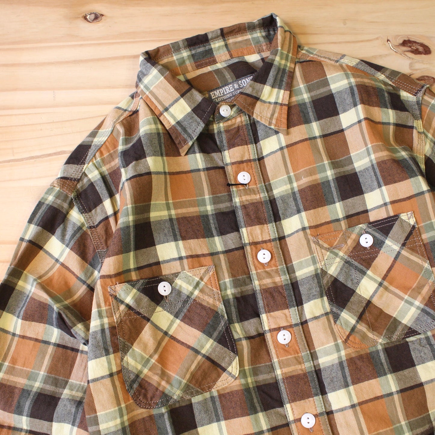 EMPIRE & SONS -
L/S USN STYLE WORK SHIRT