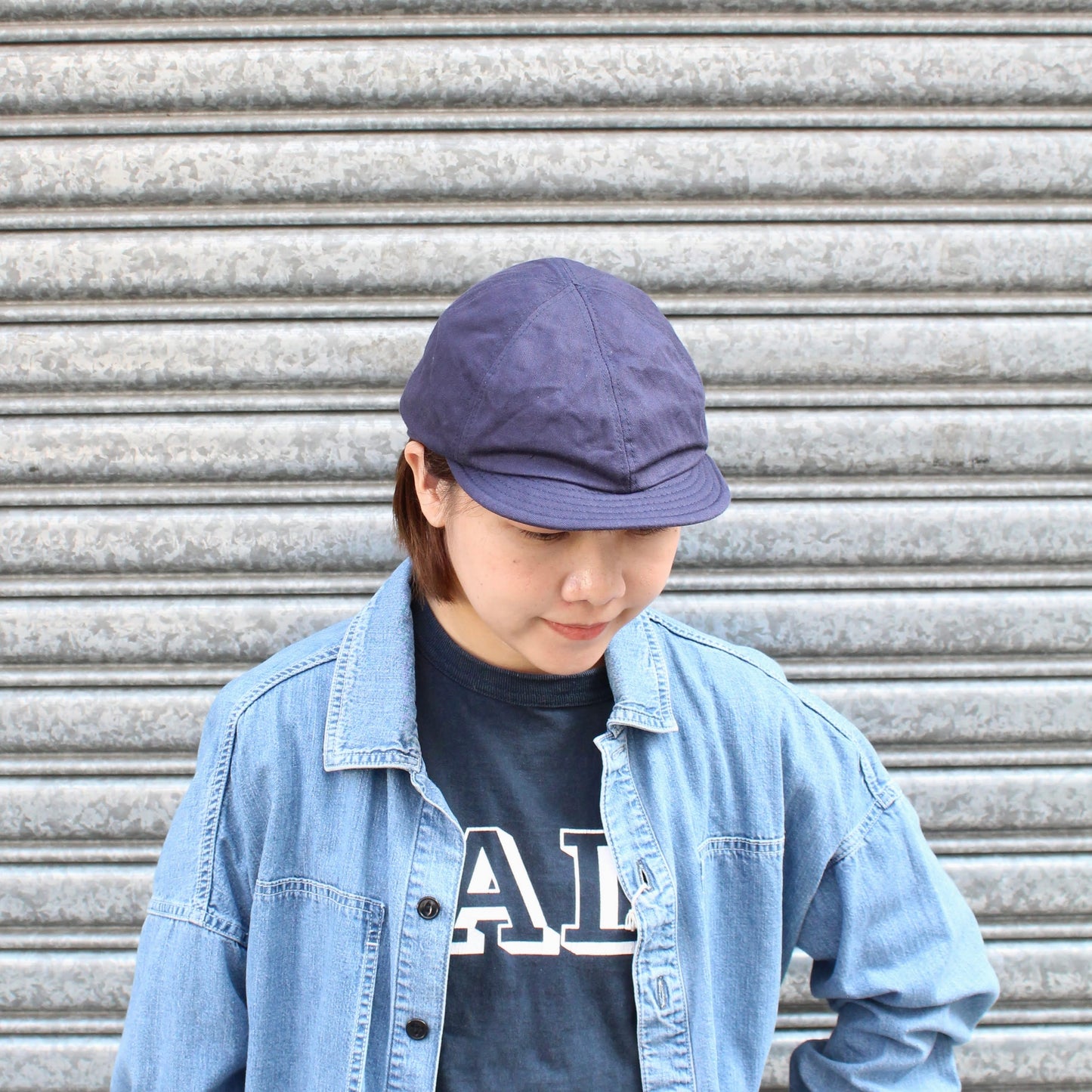 HIGHER - 
ARMY HERRINGBONE POSTMAN CAP