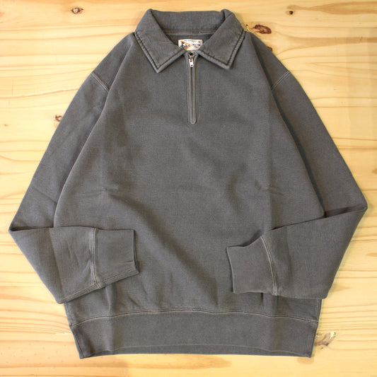 FELCO -
12OZ FRENCH TERRY L/S HALF ZIP COLLAR SWEAT