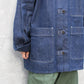 BROOKLYN OVERALL - 
COLLARLESS 9OZ DENIM BLOUSON