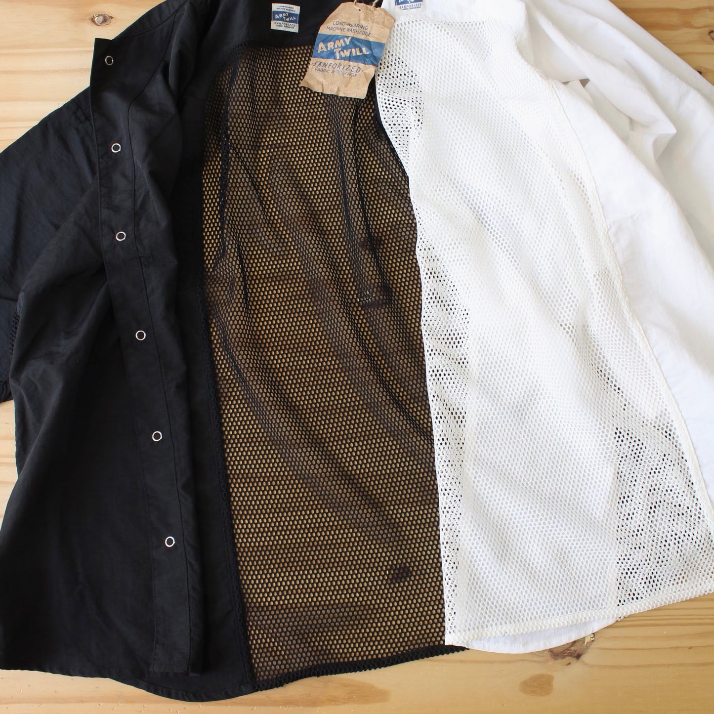 ARMY TWILL -
NYLON OX MESH HALF SLEEVE SHIRT