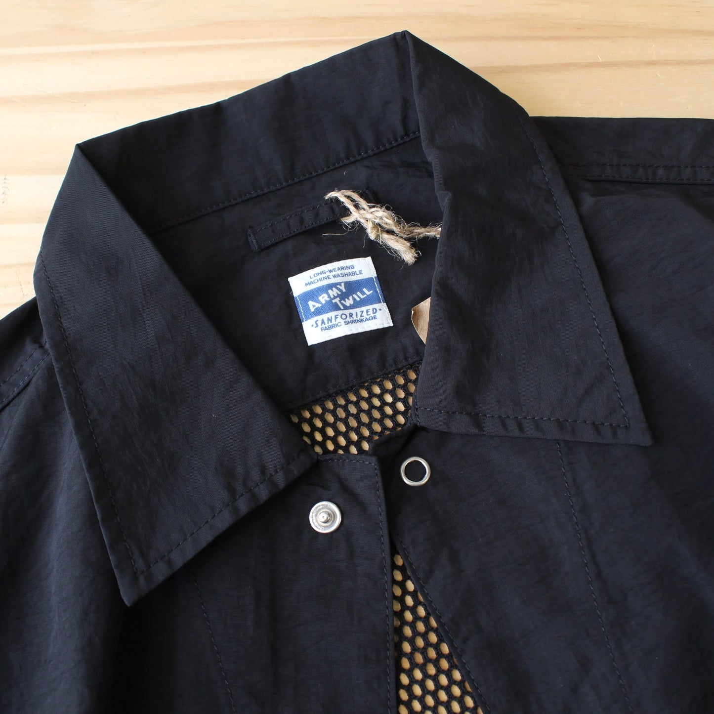 ARMY TWILL -
NYLON OX MESH HALF SLEEVE SHIRT