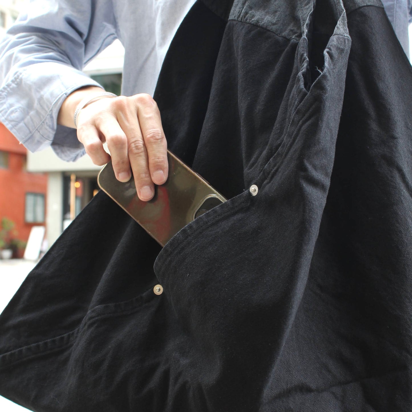 AZUMA BAG X KOJIMA BLACK DENIM