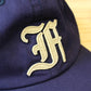 FELCO - 
TWILL STONE WASHED BB “F” FELT CAP