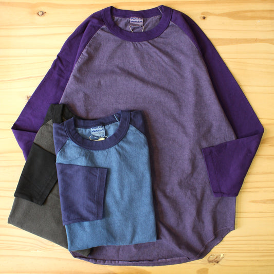 Walla Walla Sport - (PIGMENT DYE) - 3/4 SLEEVE BASEBALL TEE