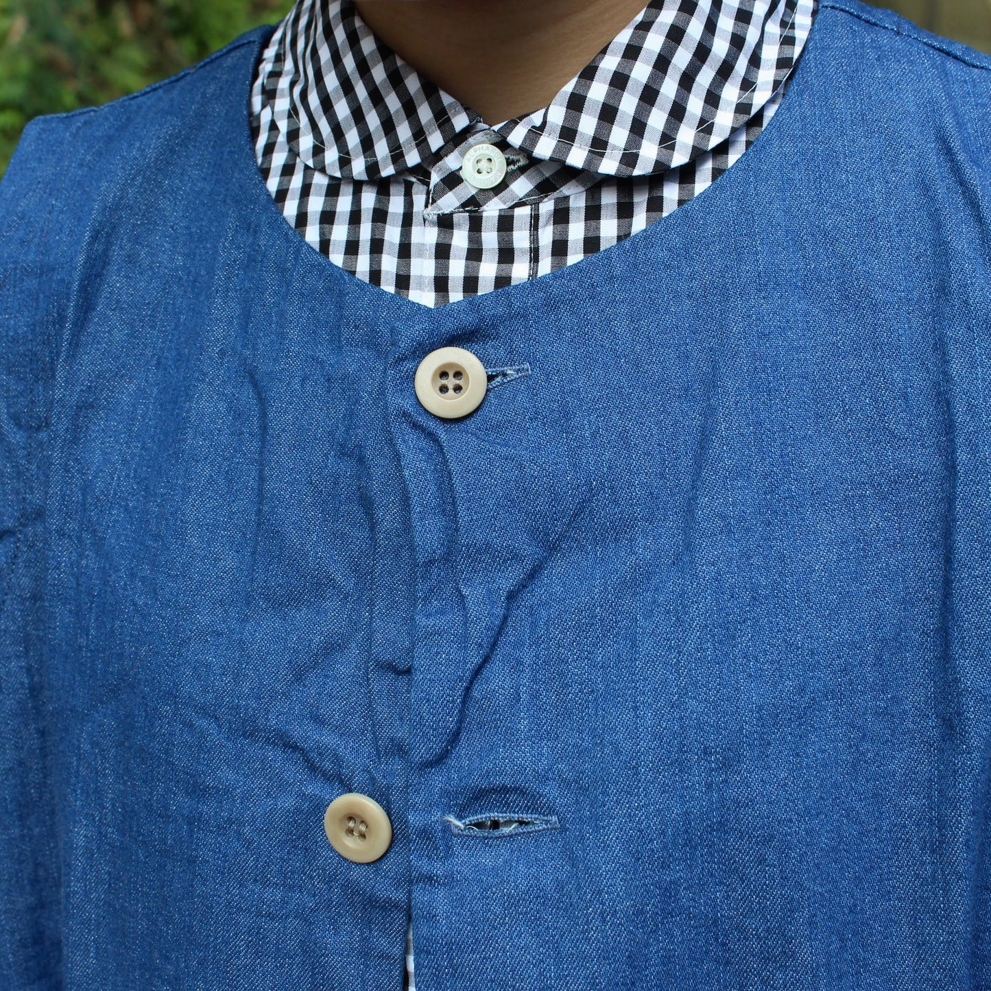 NARU FACTORY -
8OZ DENIM VEST