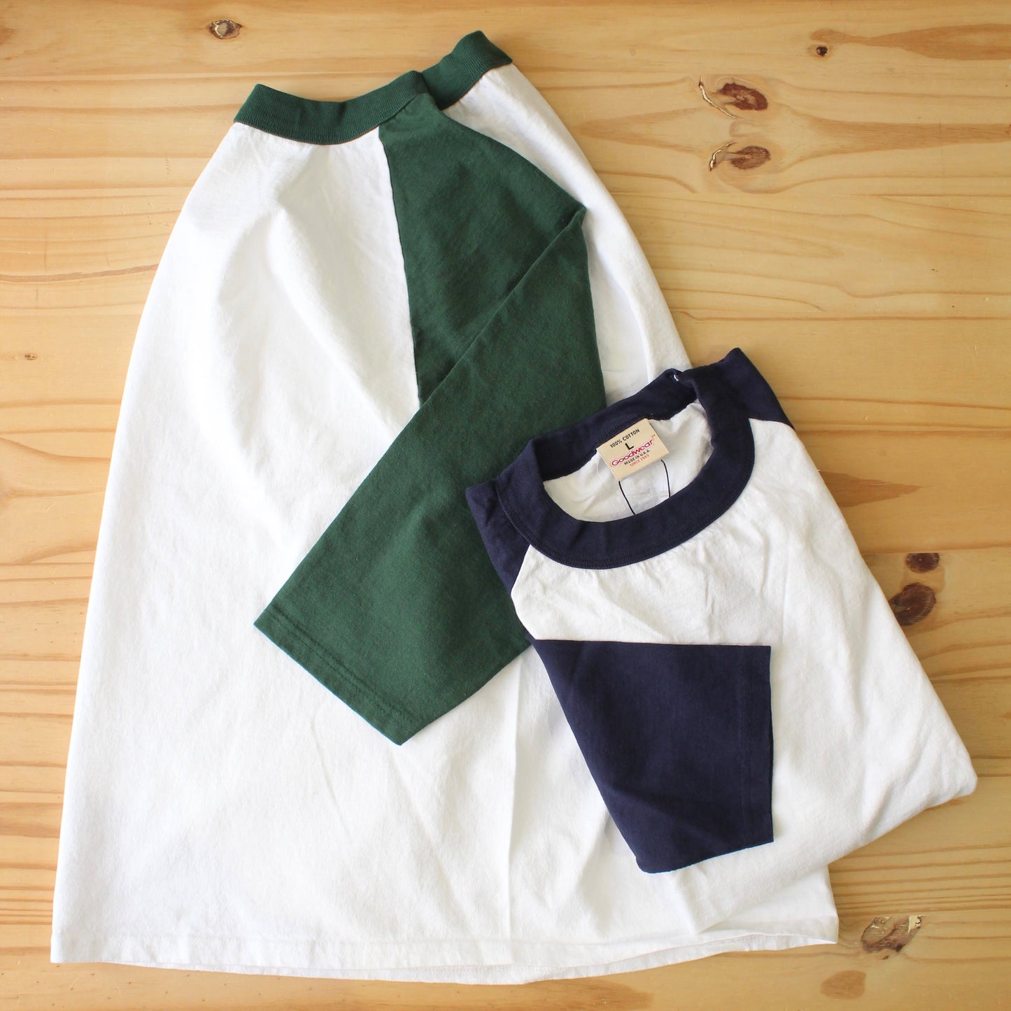 GOODWEAR (日版) 7.2OZ 3/4 RAGLAN TEE