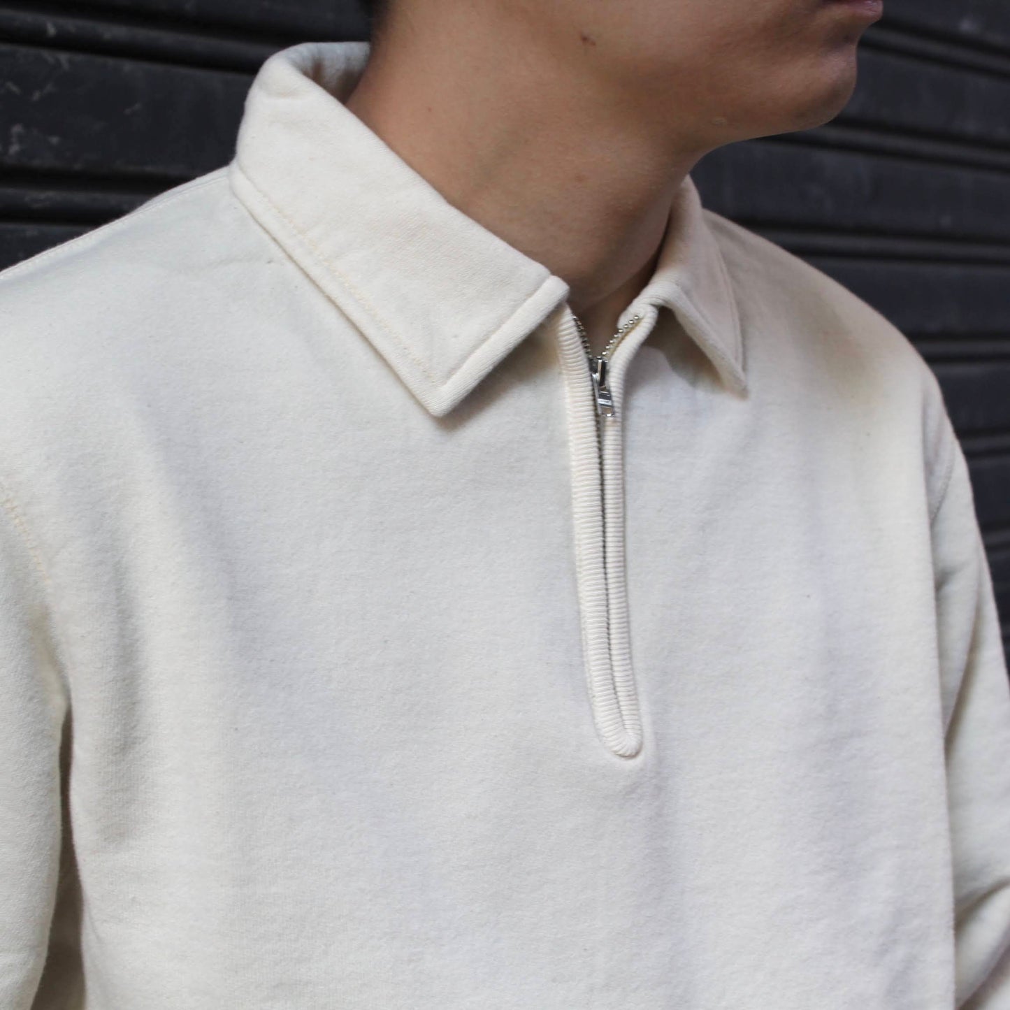 FELCO - 10OZ FRENCH TERRY L/S HALF ZIP COLLAR SWEAT