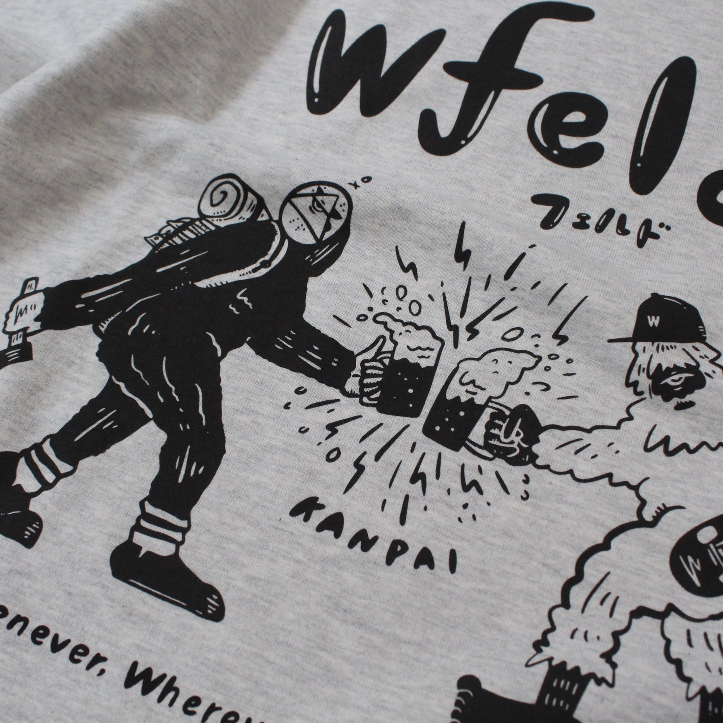 WFELD X CAMP HOLIC - WFELD X CAMP HOLIC - KANPAI S/S TEE