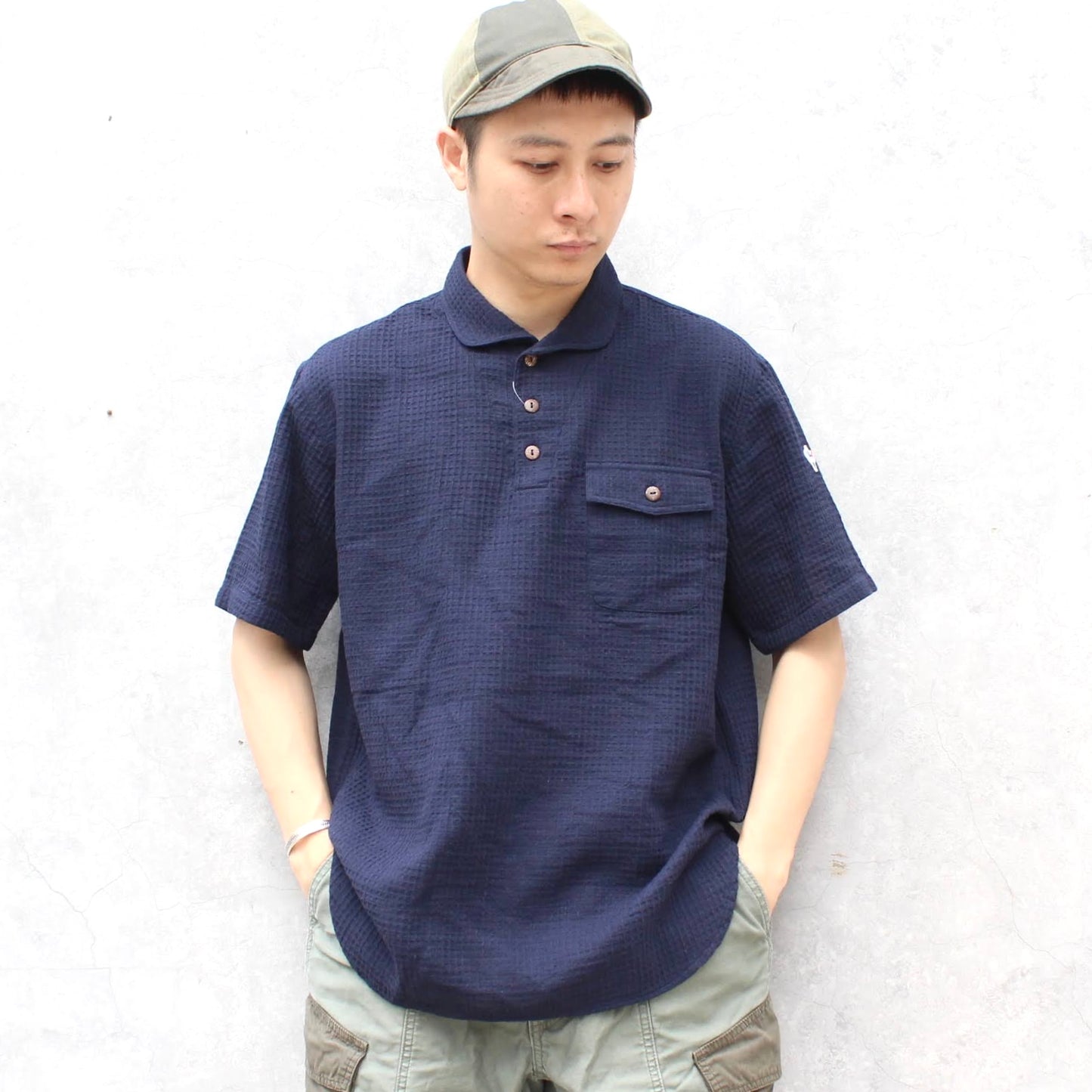 Arvor Maree -
SAILOR COTTON LINEN PULLOVER SHIRT