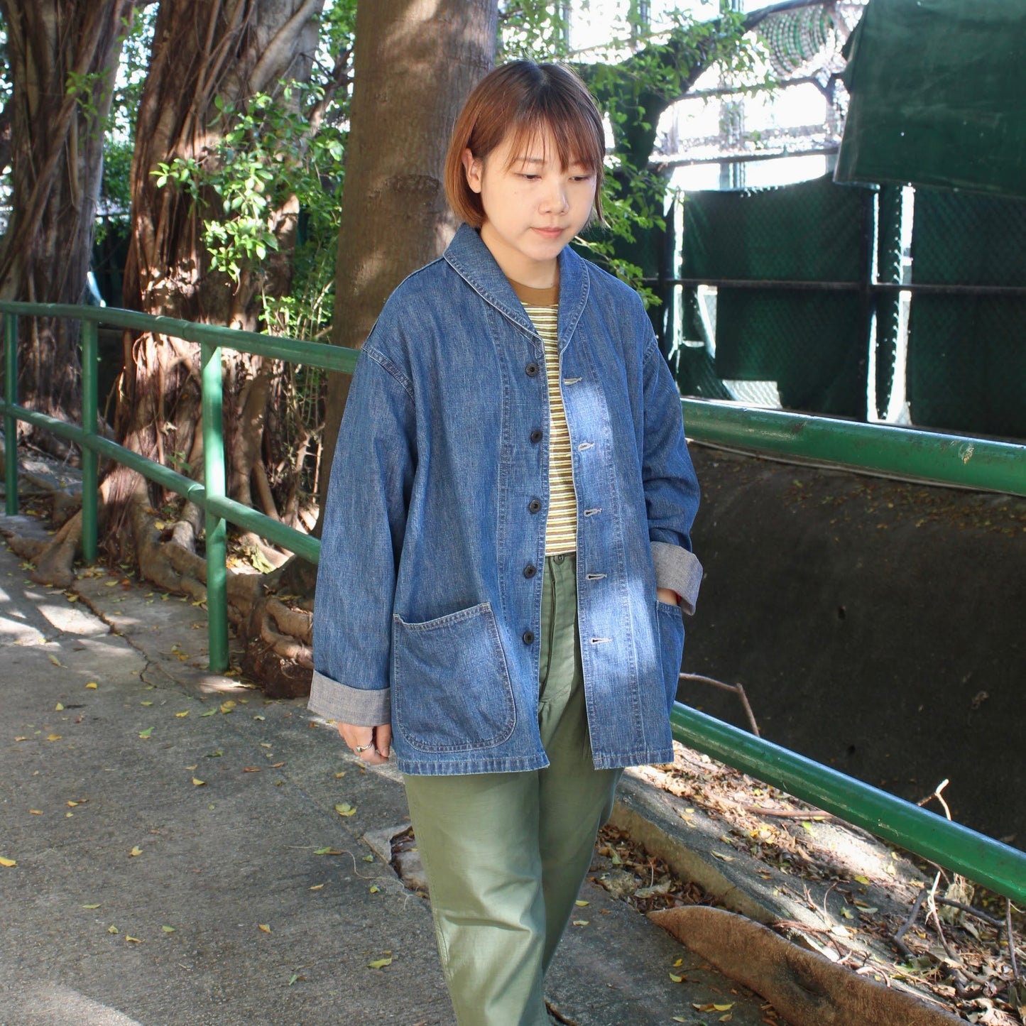 ORDINARY FITS -
10OZ DENIM USN COVERALL
(USED WASH)