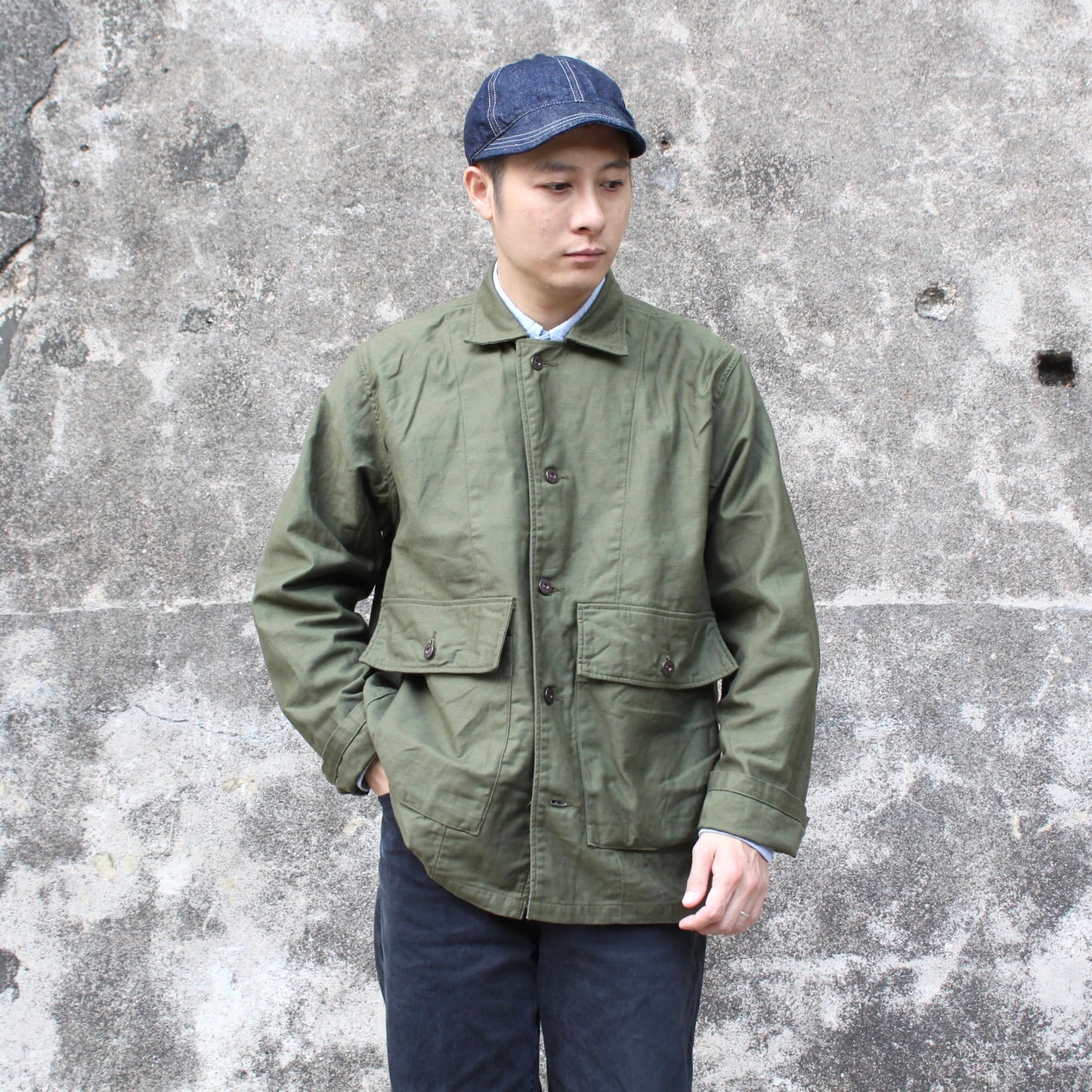 SPELLBOUND -
OLIVE MILITARY JACKET