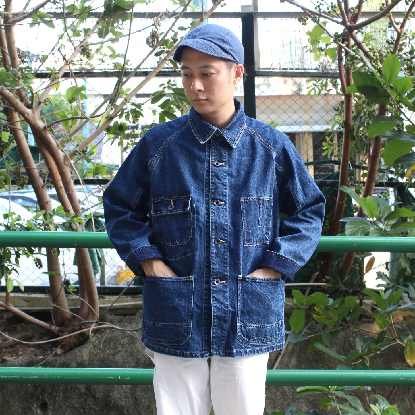 ORDINARY FITS -
DENIM COVERALL
(USED WASH)
